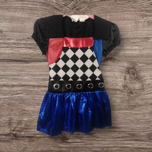 Girls Size 4-6 Lil' Harlequin Costumd